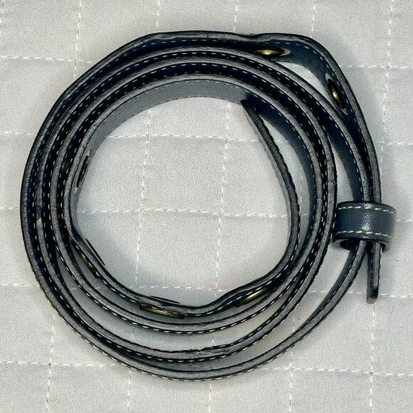 COACH Vintage Legacy Soft Slim Suede Duffle Crossbody 2004 Chambray Blue 1419 - Picture 11 of 15